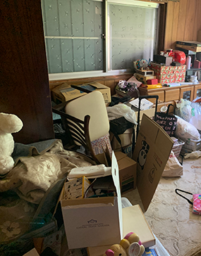 遺品整理前